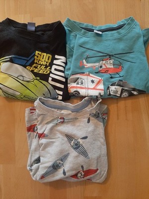 3 Dopodopo Set Pullover Jungen Größe 98 Fahrzeuge