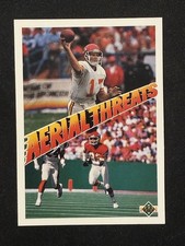 🔥 1991 Upper Deck DeBerg & Paige #32 NFL Stars 🏈 Arch Rivals Icon ⚡ Collector