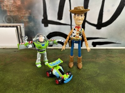 Vintage Lot Of Pixar Toy Story Thinkway Burger King Toys Woody Buzz RC
