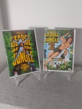 Disney's George of the Jungle 1/2 Set Lot of 2 (DVD, 1997) OOP Brendon Frasier