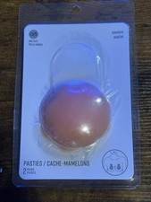 WOMENS BREAST PASTIES ADHESIVE SILICONE NIPPLE COVER SEAMLESS 2 PAIR