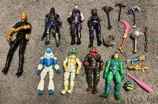 Fortnite Action Figure Lot Of 8 Loose W/ Accessories Dark Jonesy Red Raptor 
