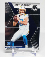 2020 Panini Mosiac Football Justin Herbert NFL Debut Rookie #263