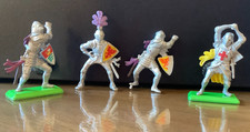 Lot of 4 Vintage Britains Ltd. Deetail 1971 Medieval Knights