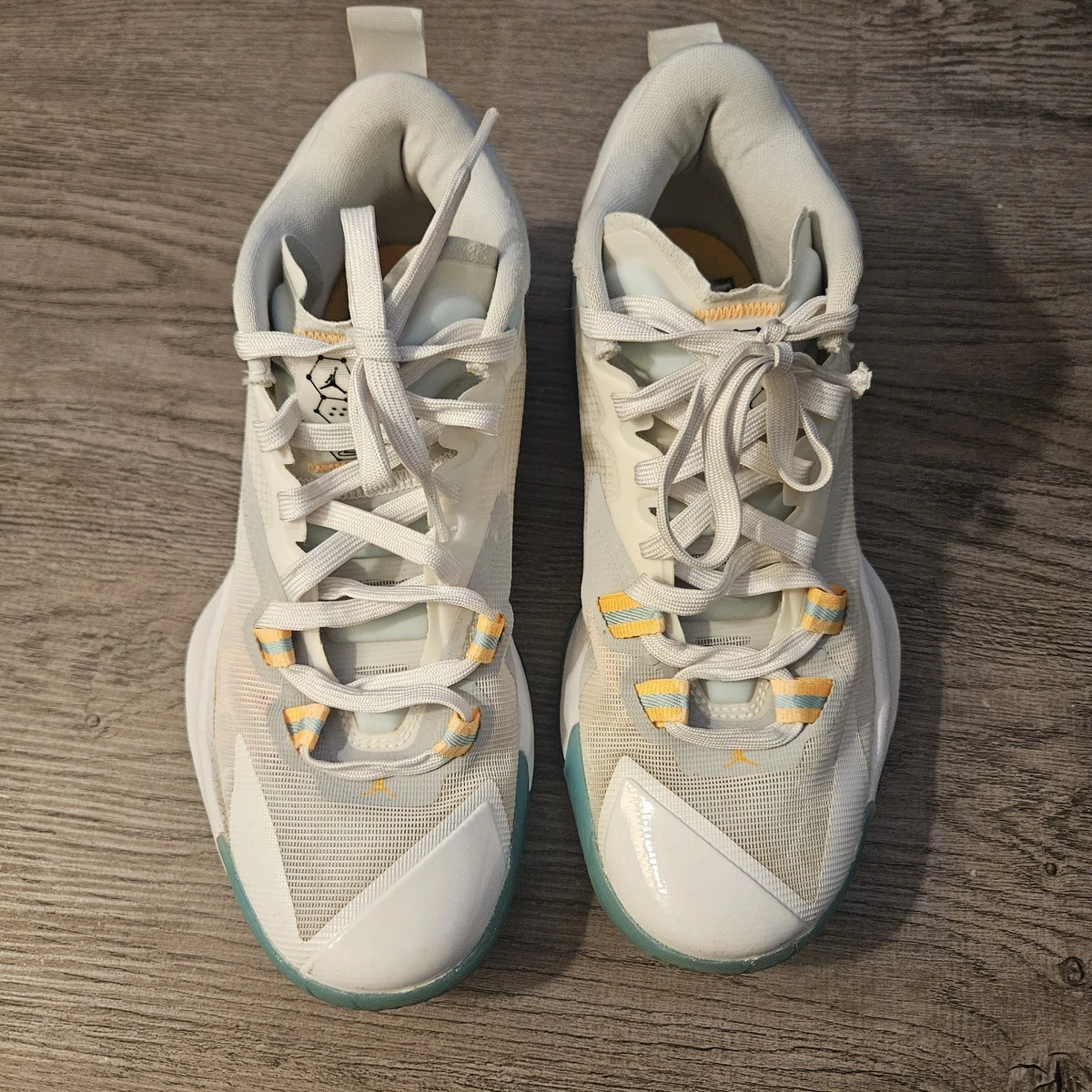 シューズ(男性用) Jordan Zion 1 White Dynamic Turquoise Preços baixos em Jordan Zion 1 PF White Dynamic Turquoise | eBay