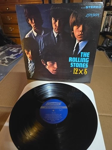 The Rolling Stones 12 X 5  London Records PS 402 Vinyl Album LP Original Stereo!