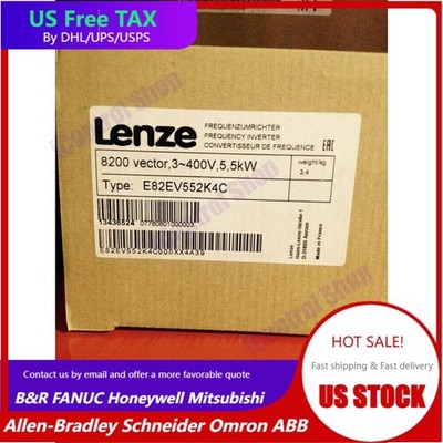 US Free TAX Fast ship Lenze INVERTER E82EV552K4C040 E82EV552-4C040 new