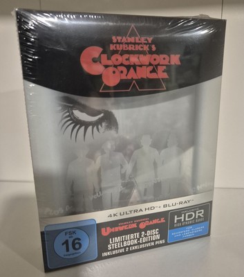 Titans of Cult 4K Bluray  Uhrwerk / Clockwork Orange Steelbook NEU OVP 