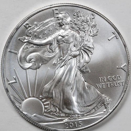 2015 American Silver Eagle #2 (BU) in a Capsule - PRISTINE - ORIGINAL OWNER!