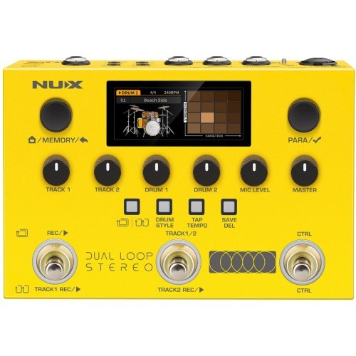 Pedale NUX Dual Loop per chitarra - Nuovo