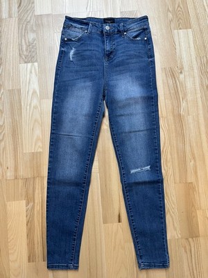 Ripped Jeans: Celebrity Pink Damen Jeans Skinny Gr. 27 Blau