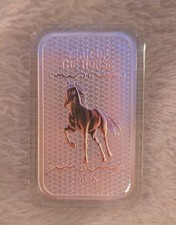 1 oz Bar Yeah of The Horse 999 Fine Silver Bullion 102.62 per troy oz