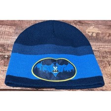 Youth Batman Blue Toboggan Hat Beanie