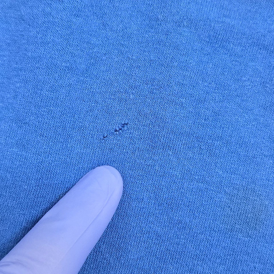 Camisa De Colección Bravo Florida Para Hombres XL Azul Velero Palmera Puesta de Sol Playa Años 80 Camiseta Foto 4 de 4