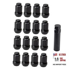 Tapered Spline Drive Lug Nut Kit with Lug Nut Key 12mm x 1.25mm Thread Pitch