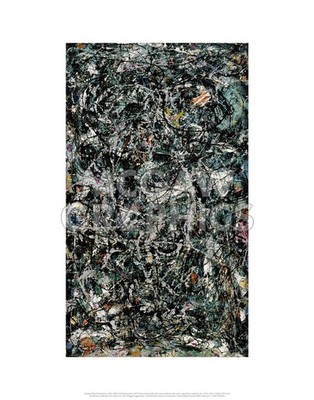 Full Fathom Five 1947, Jackson Pollock, Wall Decor Art Print Poster 14'' x11''