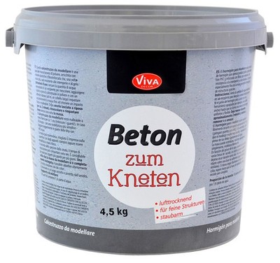 ViVA DECOR Beton zum Kneten 4,5 kg Eimer