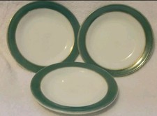 3 Vintage Pyrex Saucers 6.5" Across Top 4" Across Base. Made In USA