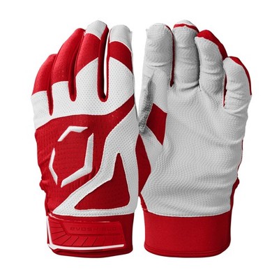 Evoshield Srz 1 Adult Batting Gloves Xx Large Scarlet Breathable Comfort Fit