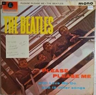 The Beatles Please Please Me Vinyl Record Black & Gold PMC 1202 1963 Cover Only