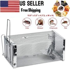 Cage Trap Live Humane for Squirrel Chipmunk Rat Mice Rodent Animal Catcher