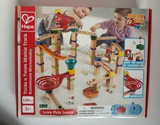 Hape Tricks and Twists Marble Track, 129 Pieces