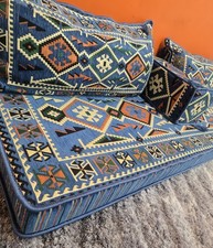 Moroccan Style Sofa Set – Arabic Majlis Seating | Bohemian Floor Cushions