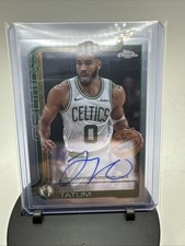2025 Topps Chrome TCA-JT Jayson Tatum Boston Celtics Auto