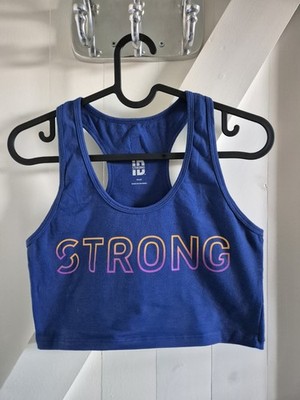 Ladies STRONG ID Strong Nation Activewear Workout Top Size S