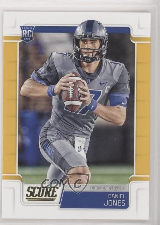 2019 Score Rookies Gold Daniel Jones #331 Rookie RC 1c8b