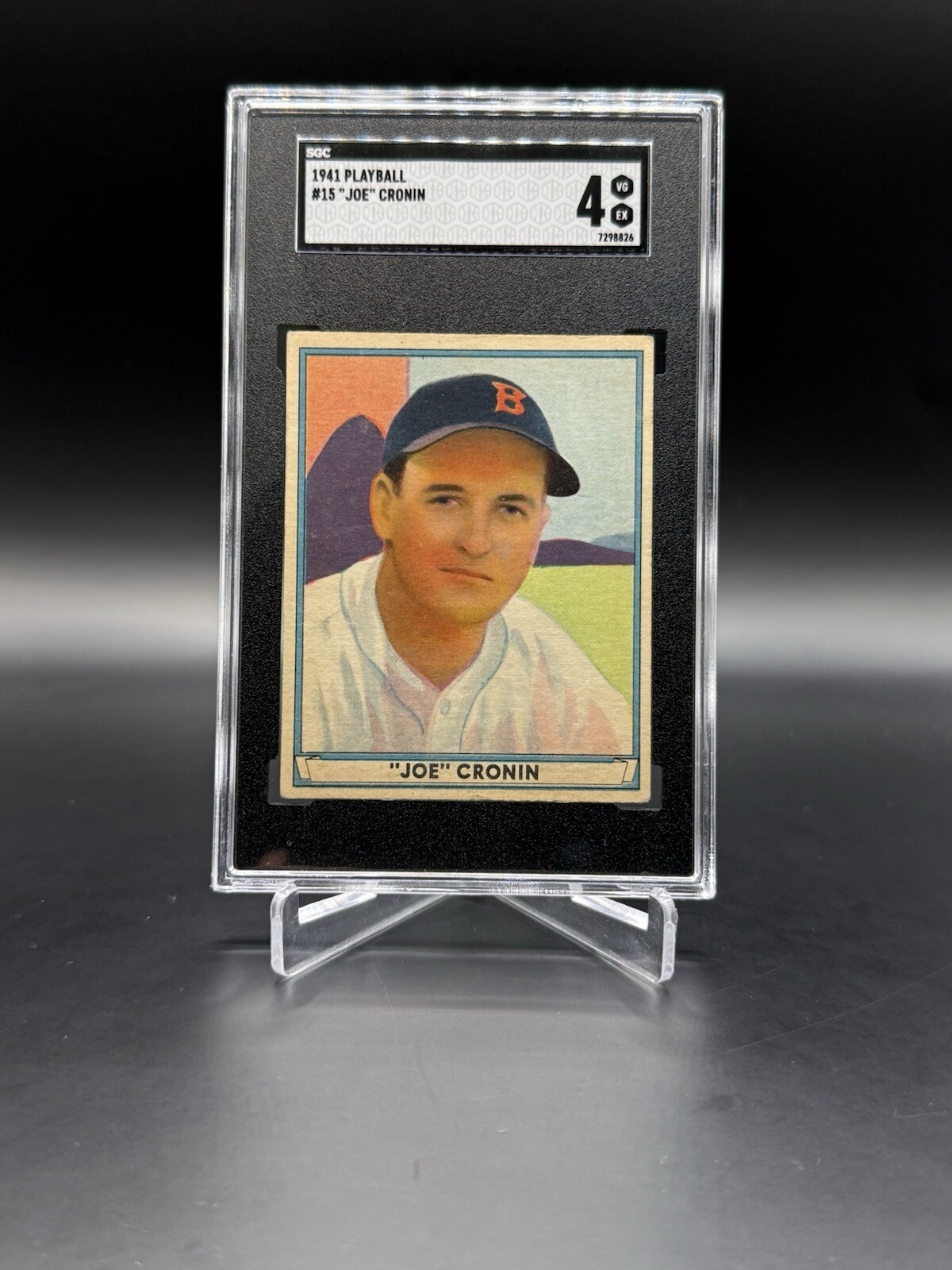 1941 Play Ball Joe Cronin #15 Boston Red Sox SGC 4 Playball