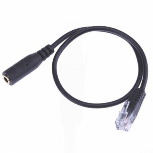 Headset Buddy 3.5mm Smartphone Headset To RJ9 Phone Adapter Cable Useful J h-.S9 - Foto 1 di 9