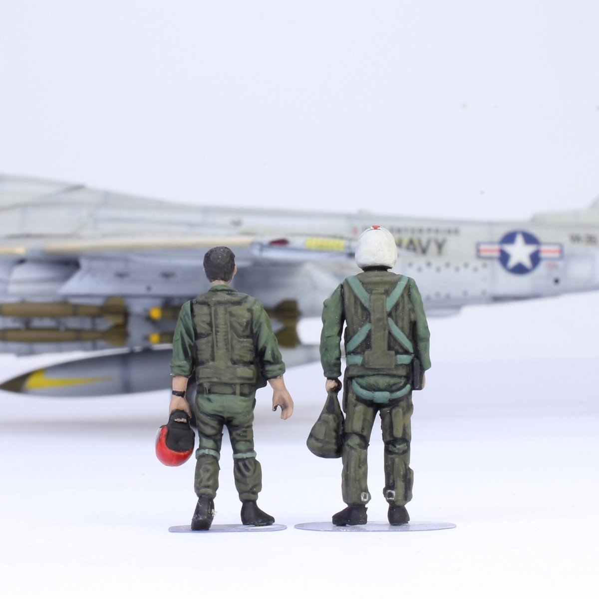 Pre-Order) Set 02 US Navy Fighter Pilots 1:48 Pro Built Model | eBay