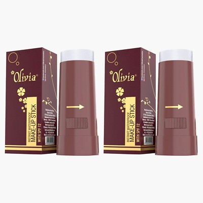 2xOlivia Instant Wasserfest Make-Up Schimmernd Stick Concealerpearl Weiß No.007W