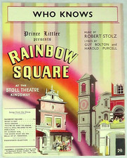 Who Knows by Stolz Bolton  Purcell Piano Vocal Sheet Music Rainbow Square