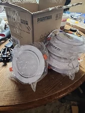 PARMIDA (6 Pack) 6 Inch Ultra-Thin LED Recessed Ceiling Light with Junction Box,