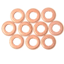 100pcs F00RJ01086 Diesel Injector Nozzle Copper Gasket Washer Shim Seal Copper 