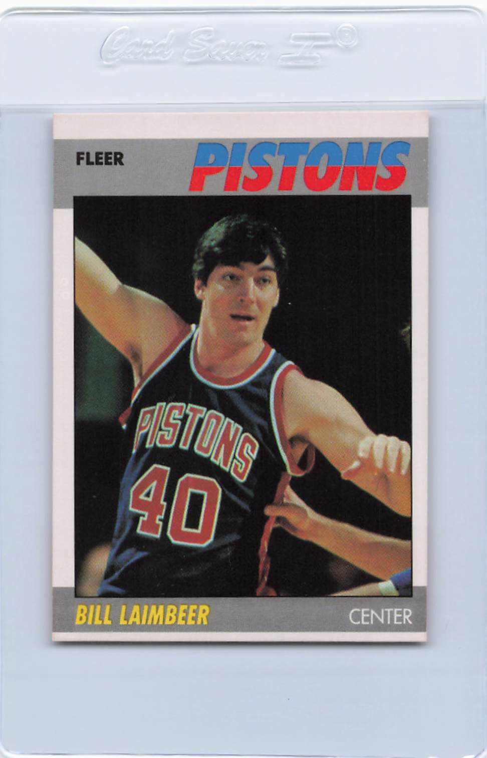 1987/88 Fleer #61 Bill Laimbeer Pistons NM *1522