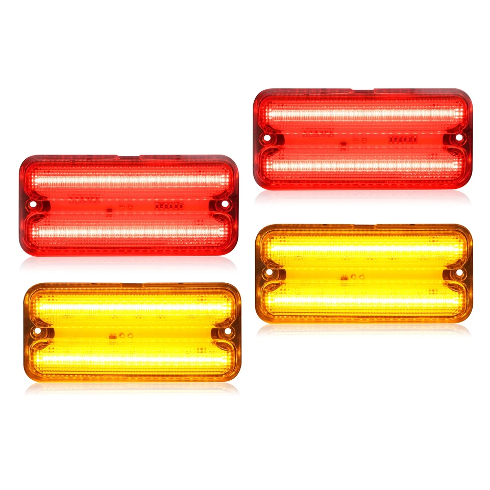 4PCS LED For Chevrolet C10 & GMC C15/C1500 Pickup Truck 68-72 Side Marker Light Foto 3 de 4