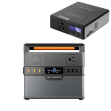 ALLPOWERS Portable Power Station 300W /200W Solar Generator Backup Battery Trip