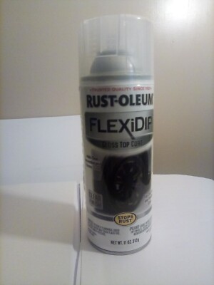 RustOleum Flexidip Clear Gloss Top Coat Coating For Flexidip Colors FREE SHIP