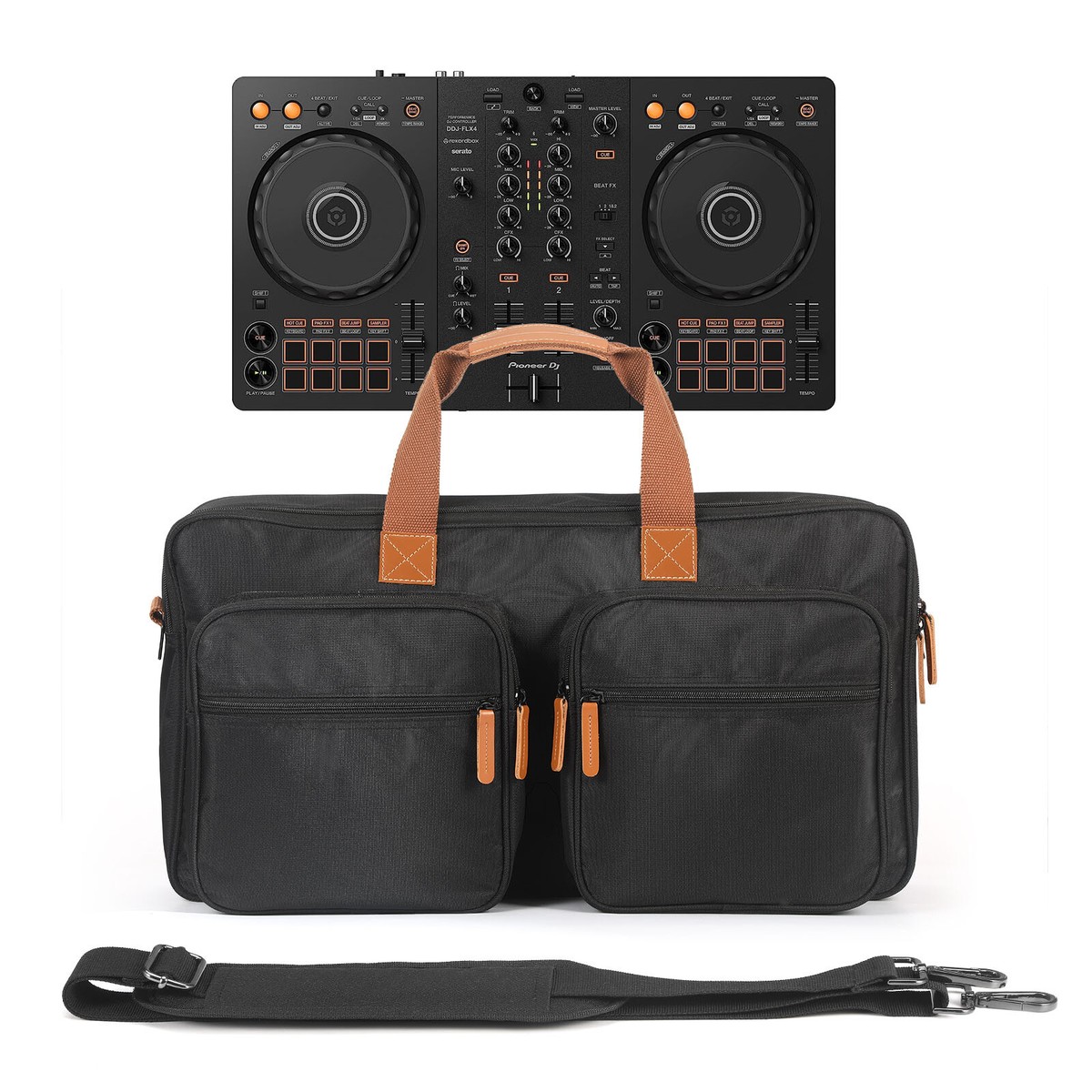 Pioneer DDJ-FLX4 ＆IBVIVICコントローラー収納バッグ For Pioneer DJDDJ-FLX4/Pioneer DJ DDJ-REV1 Medium DJ