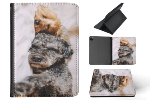CASE COVER FOR APPLE IPAD|POODLE DOG SLEEPING PUPPY - Afbeelding 1 van 55