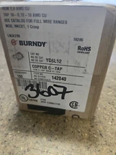 Burndy YC6L12 - THIN C-TAP 8RUN 8-10TA  100ct 