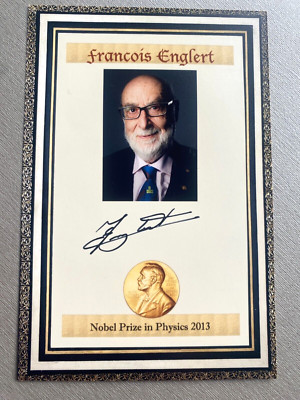 FRANCOIS ENGLERT  Nobelpreis Physik 2013 signed Foto 10x15 Autogramm