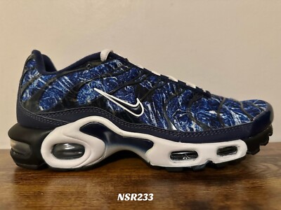 NIKE AIR MAX PLUS AMP SHATTERED ICE MIDNIGHT NAVY WHITE DO6384 400 SIZE 6.5 NEW