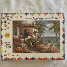 Acefans 1000 Piece Jigsaw Puzzle Ages 14+ Brand NEW 75cm x 50cm House Ocean