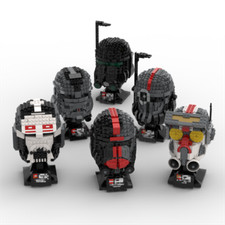 Modubrix Mocs Clone Force Collezione Caschi Kit 3788 Pezzi Set Giocattolo