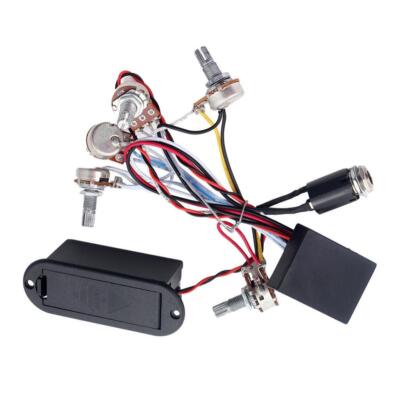 3 Band EQ Preamp Circuit Bass Gitarre Kabelbaum Für Aktive Bassabholung