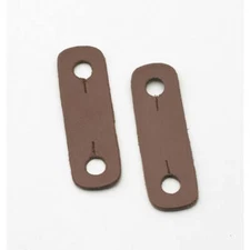 Leather Loops for Peacock Stirrup Irons - Brown
